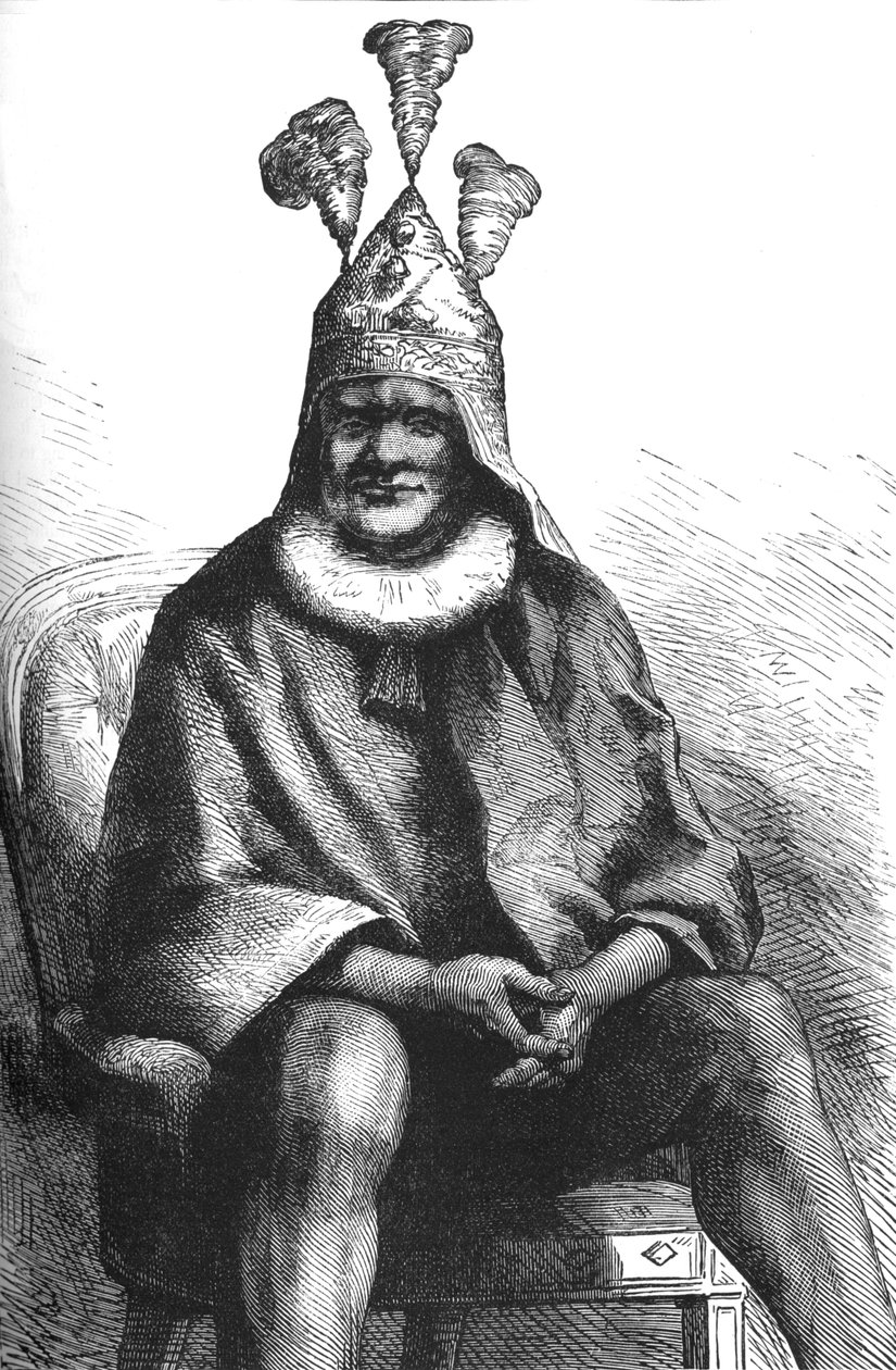 Cetewyo, Zuluernes konge, c1880 af Unbekannt