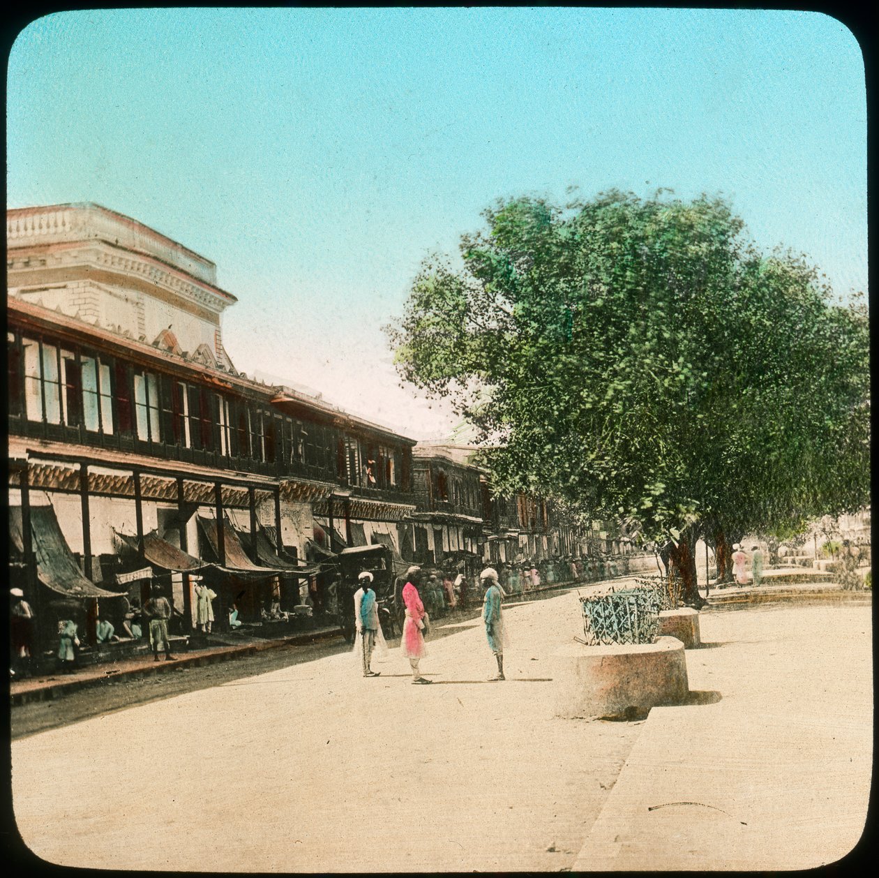 Chandni Chowk, Delhi, Indien, slutningen af det 19. eller begyndelsen af det 20. århundrede af Unbekannt