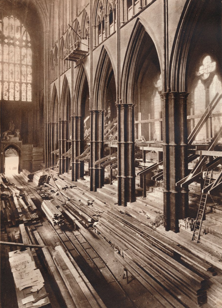 Ændring af det indre af klosteret, 1937 af Unbekannt