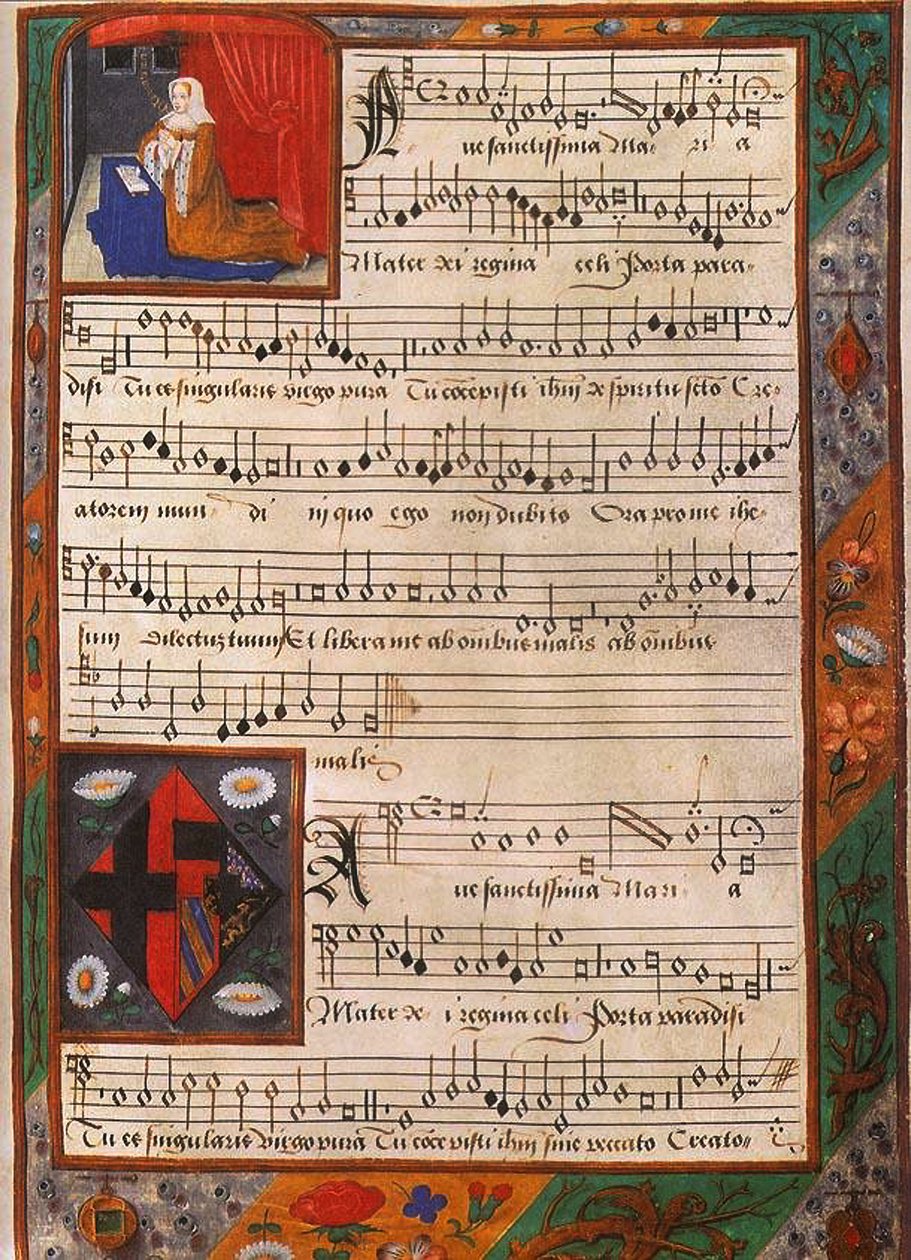 Chansonnier of Margaret of Austria fra album de Marguerite dAutriche, mellem 1516 og 1523 af Unbekannt