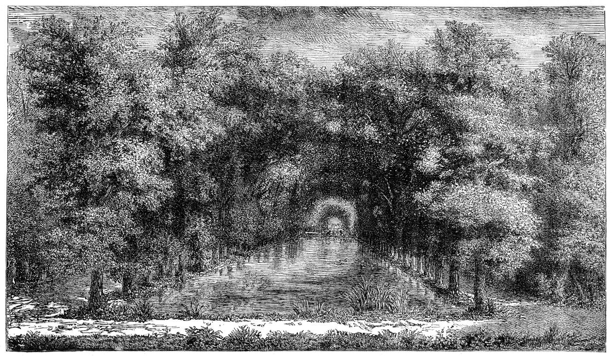 Chantilly Park, Paris, Frankrig, 1885 af Unbekannt