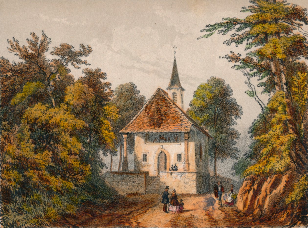 Chapelle de Guillaume-Tell, Küssnacht, midten af det 19. århundrede. af Unbekannt