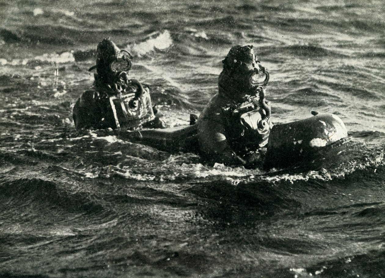 Vogn bemandet torpedo, Anden Verdenskrig, 1945. af Unbekannt