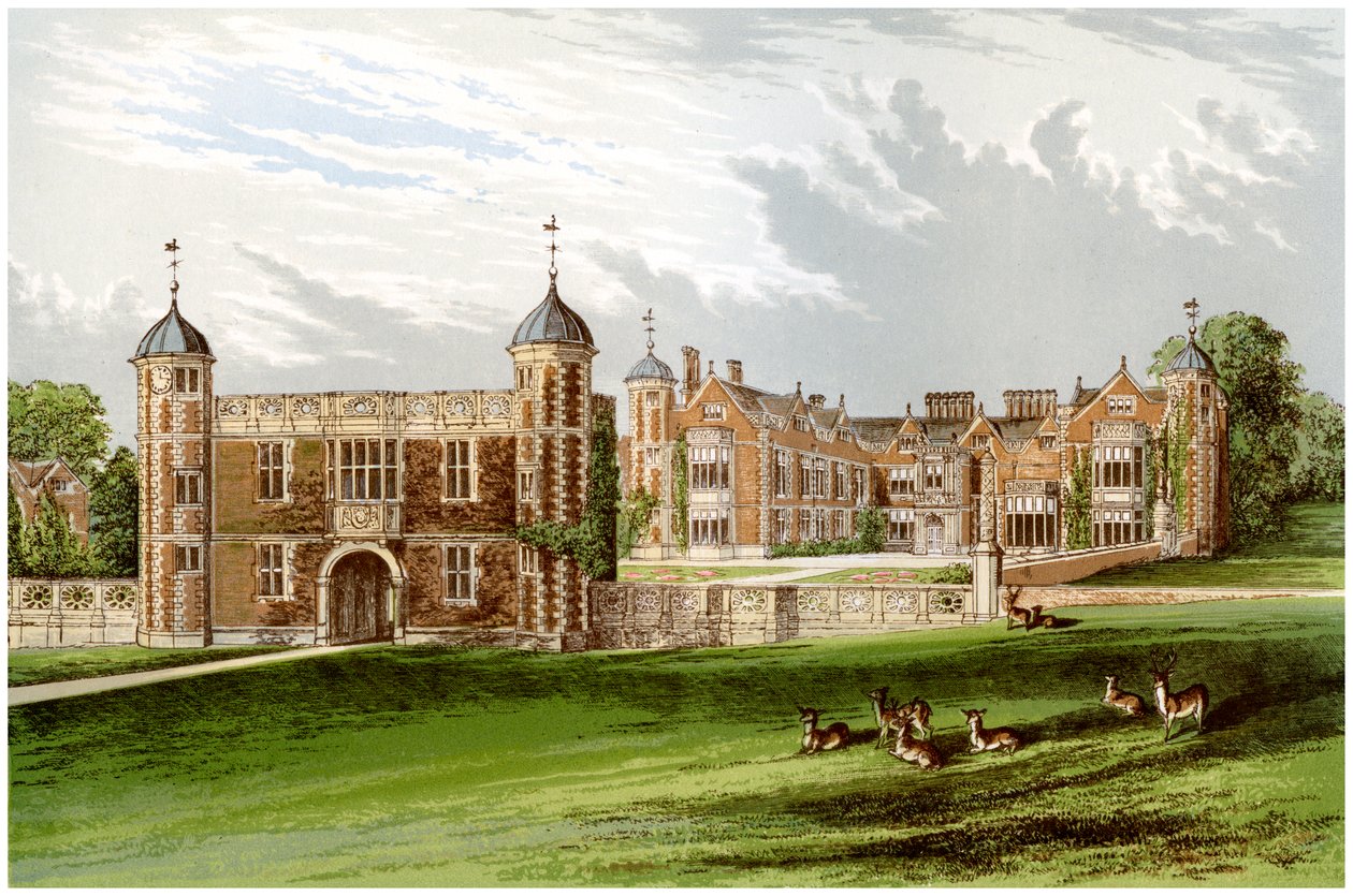 Charlecote Park, Warwickshire, hjemsted for familien Lucy, c1880 af Unbekannt