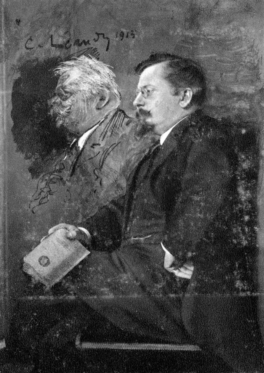 Charles-Lucien Leandre, fransk maler, illustrator og billedhugger, 1915 af Unbekannt