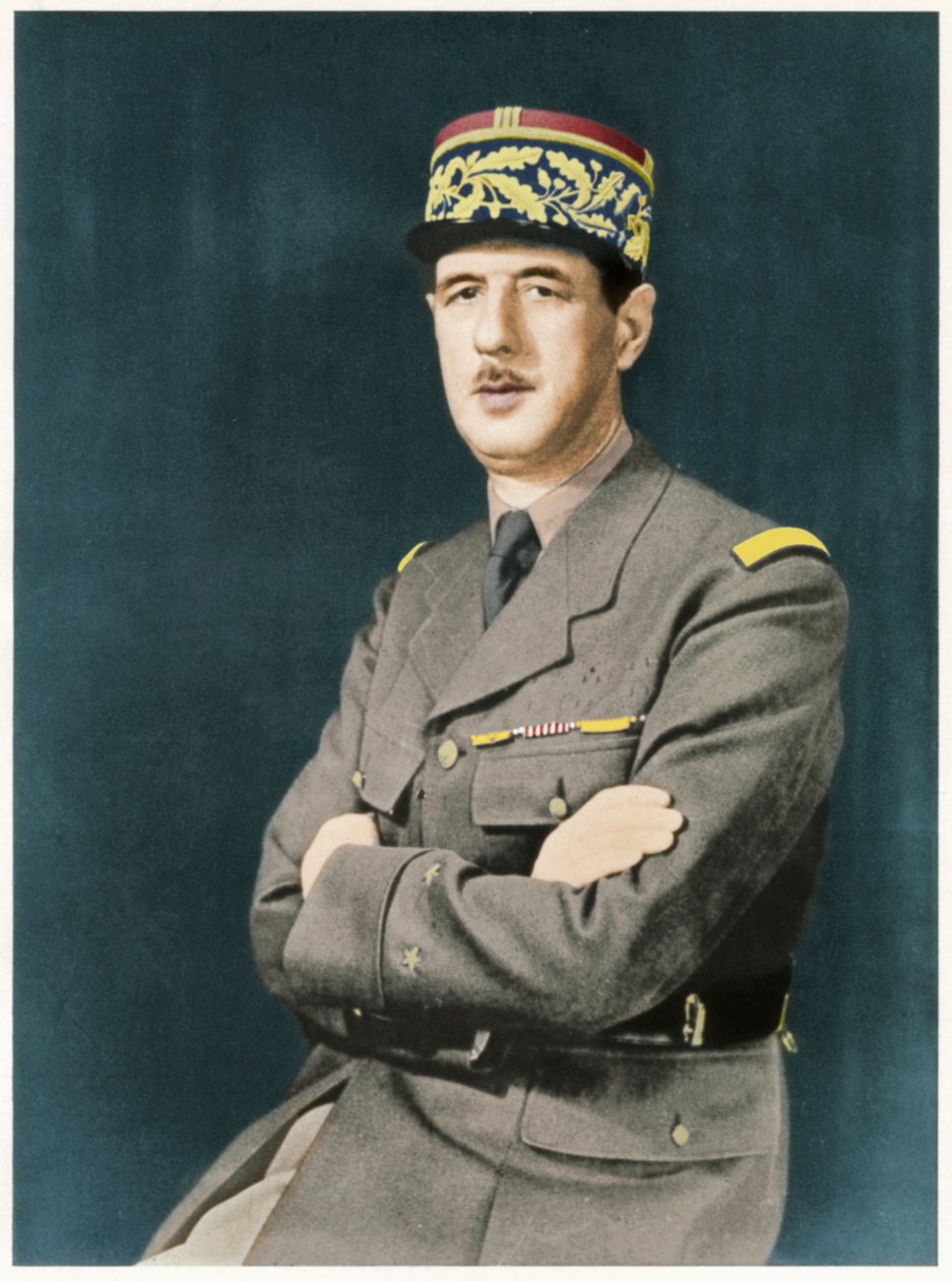 Charles André Joseph Marie De Gaulle, 1940 af Unbekannt