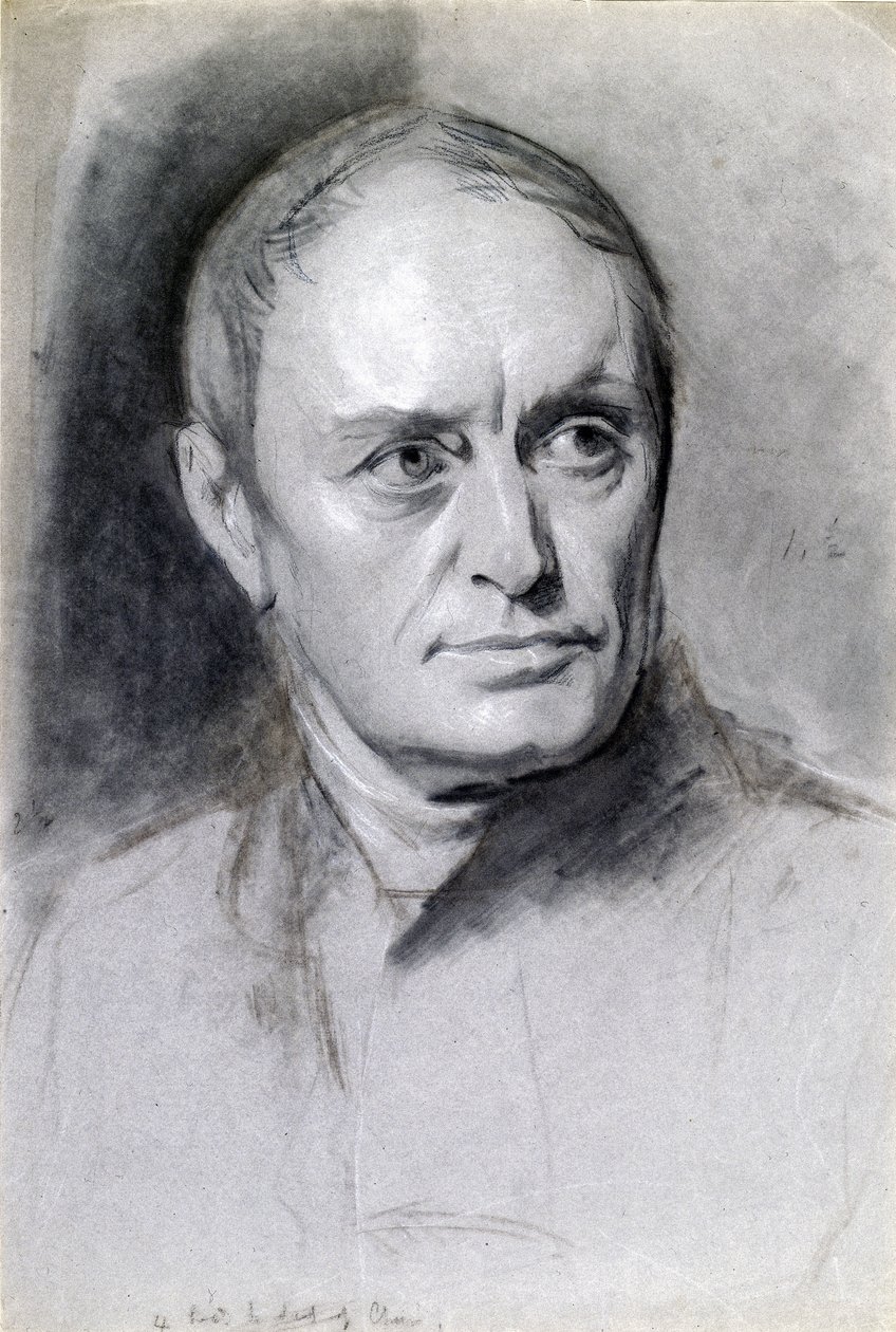 Charles Babbage, matematiker og computerpioner, c 1840 af Unbekannt