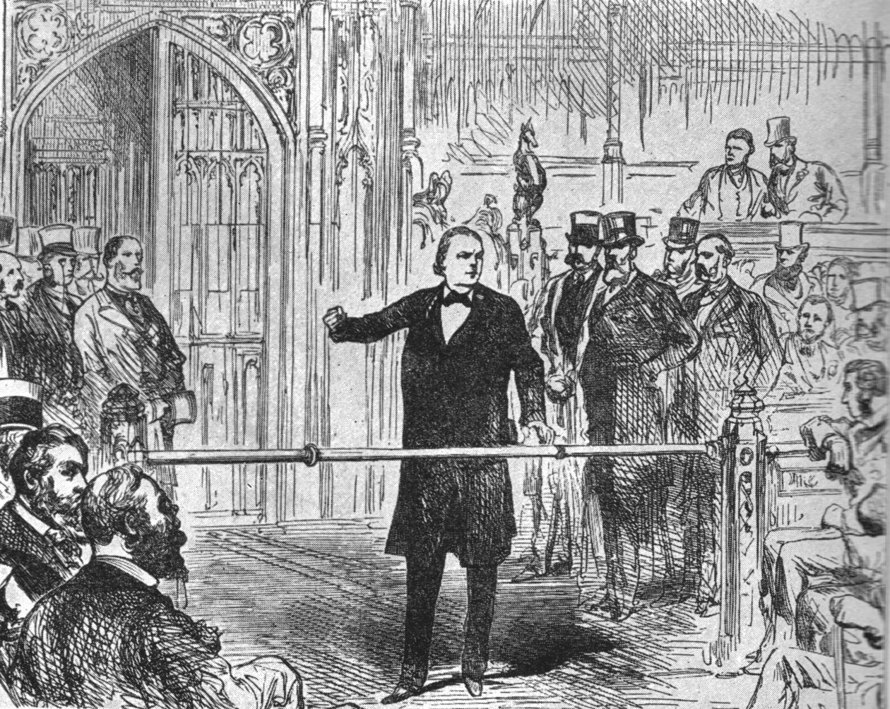 Charles Bradlaugh... Claiming the Right to Make the Bekräftelse af Troskab..., 1880, 1901. af Unbekannt