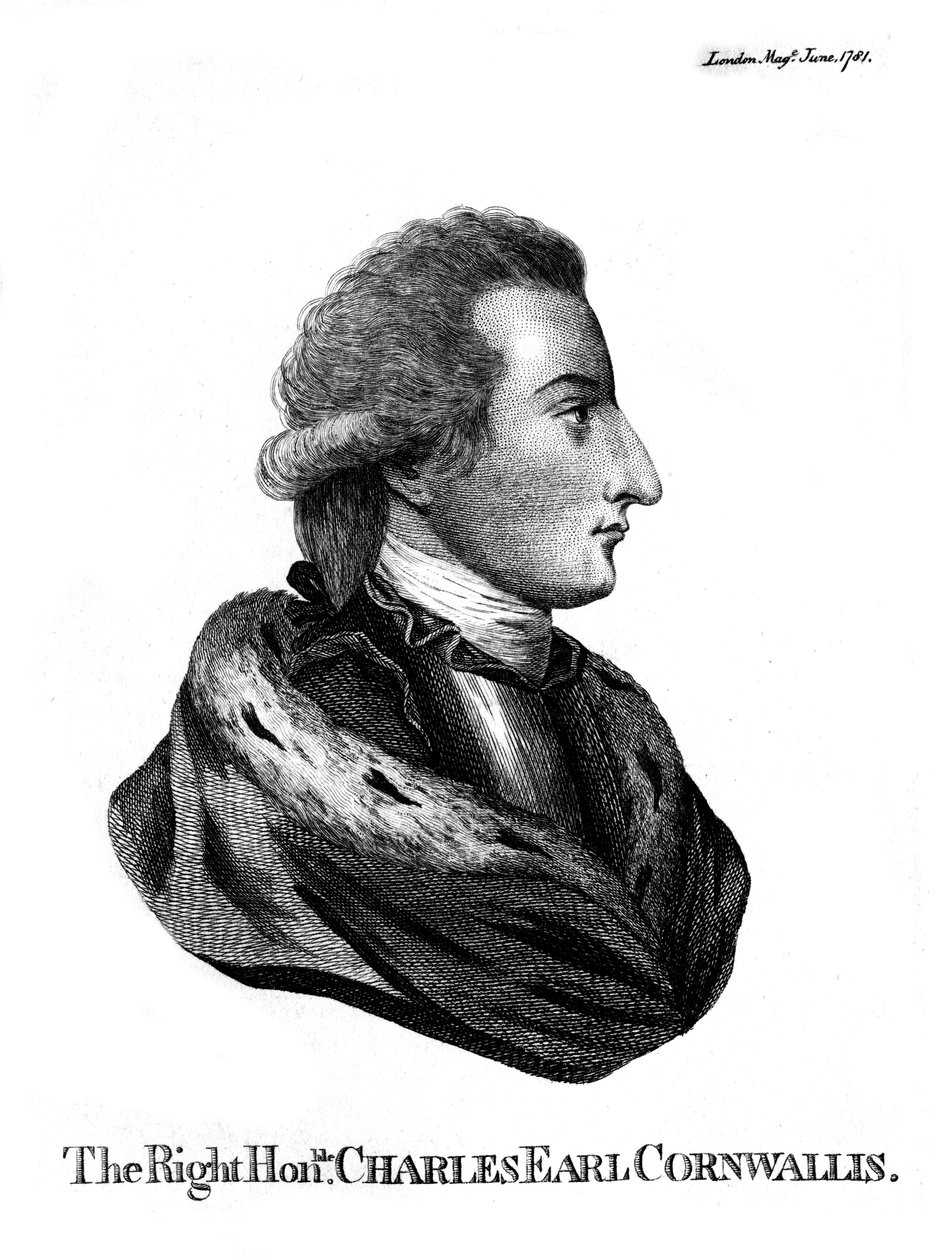 Charles Cornwallis 1738-1805, 1. markis Cornwallis, 1781 af Unbekannt