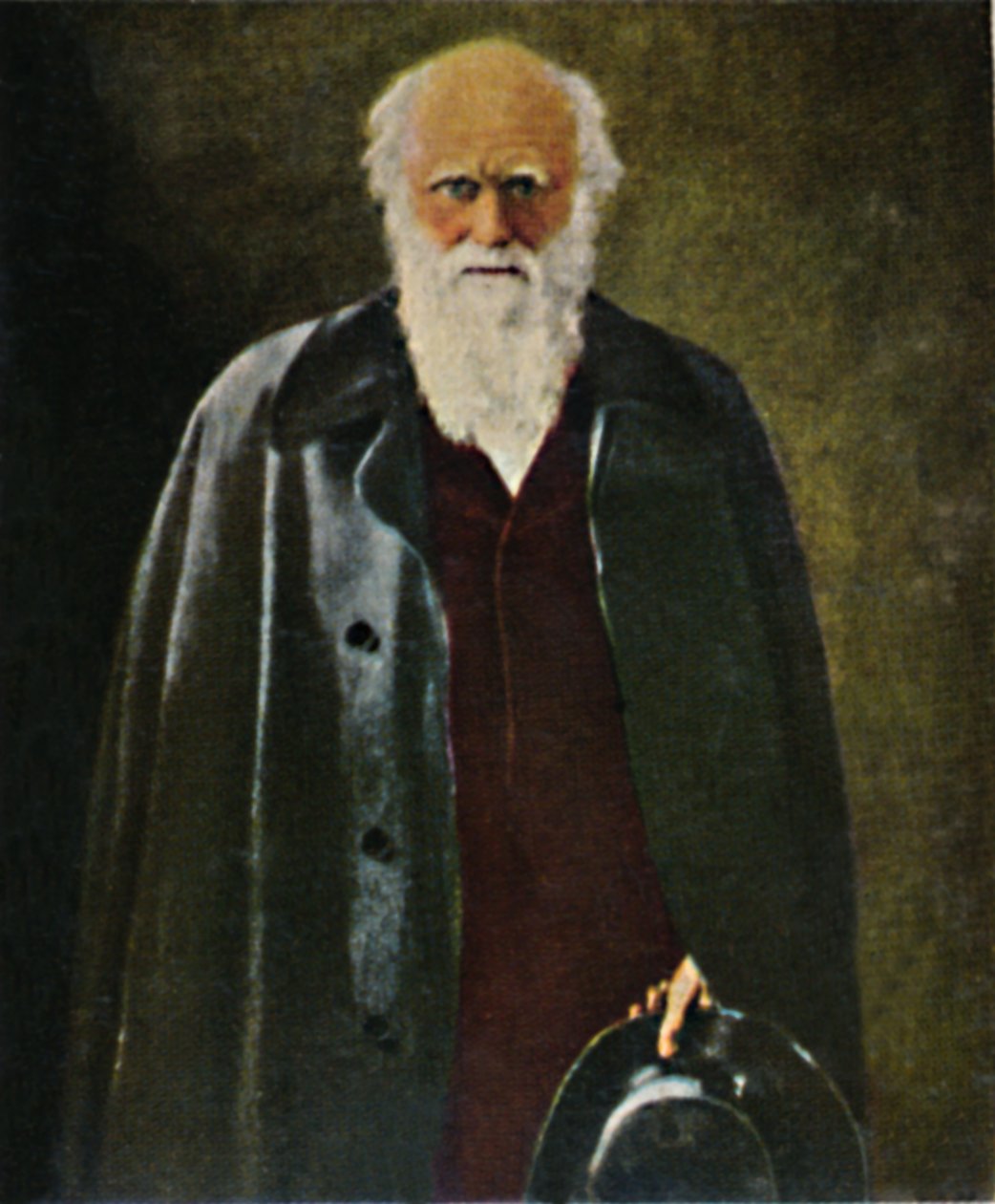 Charles Darwin 1809-1882. - Maleri af Collier, 1934. af Unbekannt