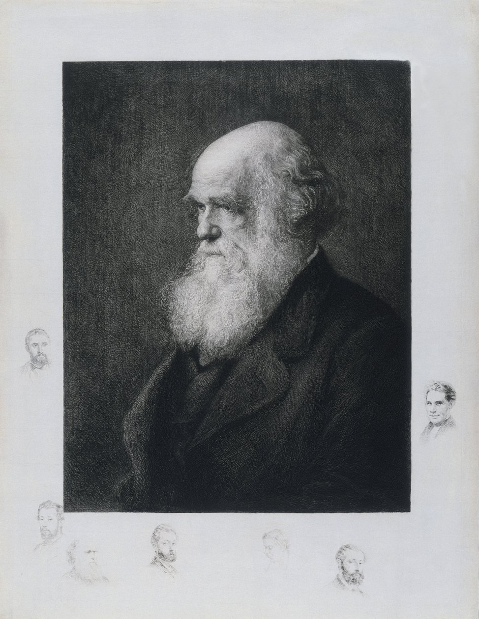 Charles Darwin, engelsk naturforsker, ca. 1860