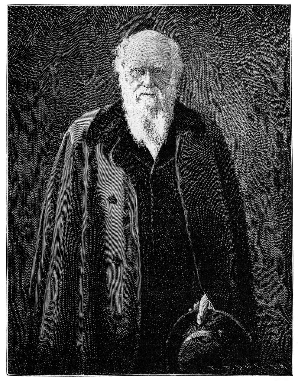 Charles Darwin, kendt naturforsker og tænker, 1900 af Unbekannt