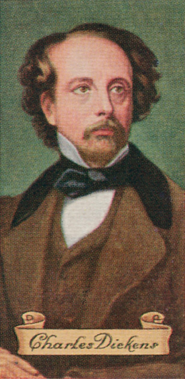 Charles Dickens, taget fra en række cigaretkort, 1935 af Unbekannt