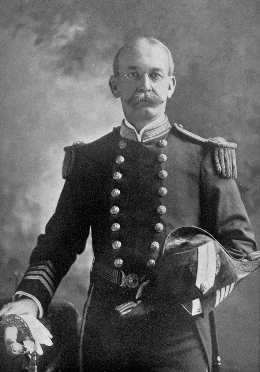 Charles Dwight Sigsbee, amerikansk flådeofficer, 1898 af Unbekannt