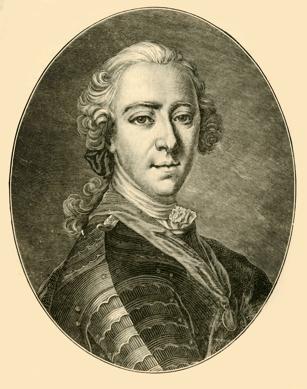 Charles Edward Stuart, The Young Pretender., c1750, 1890. af Unbekannt