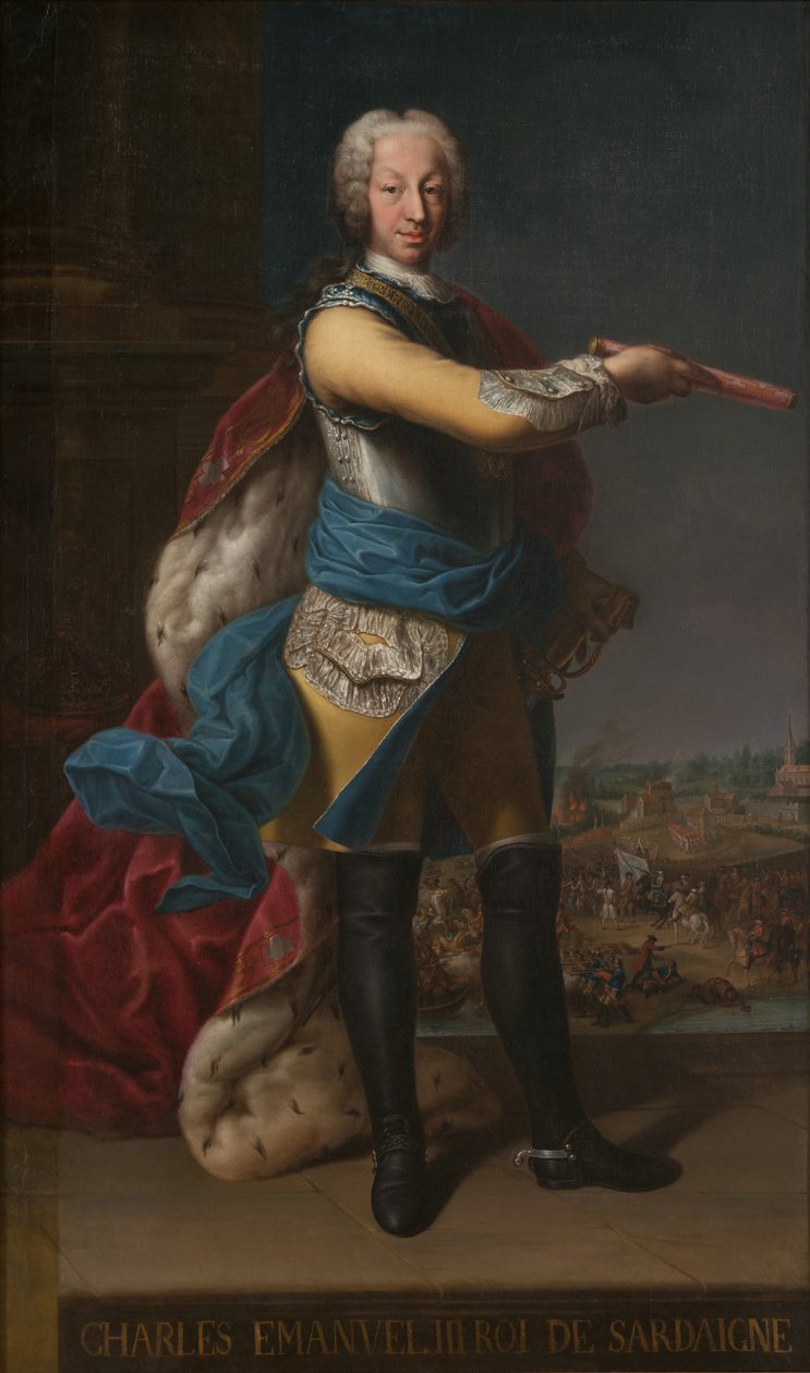 Charles Emmanuel III 1701-1773, hertug af Savoyen og konge af Sardinien af Unbekannt