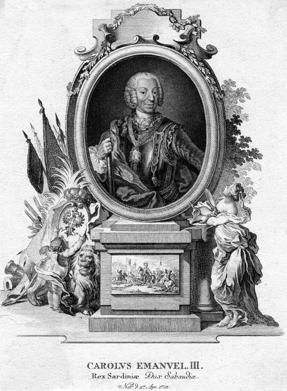Charles Emmanuel III af Sardinien, hertug af Savoyen og konge af Sardinien, 1701-1773 af Unbekannt
