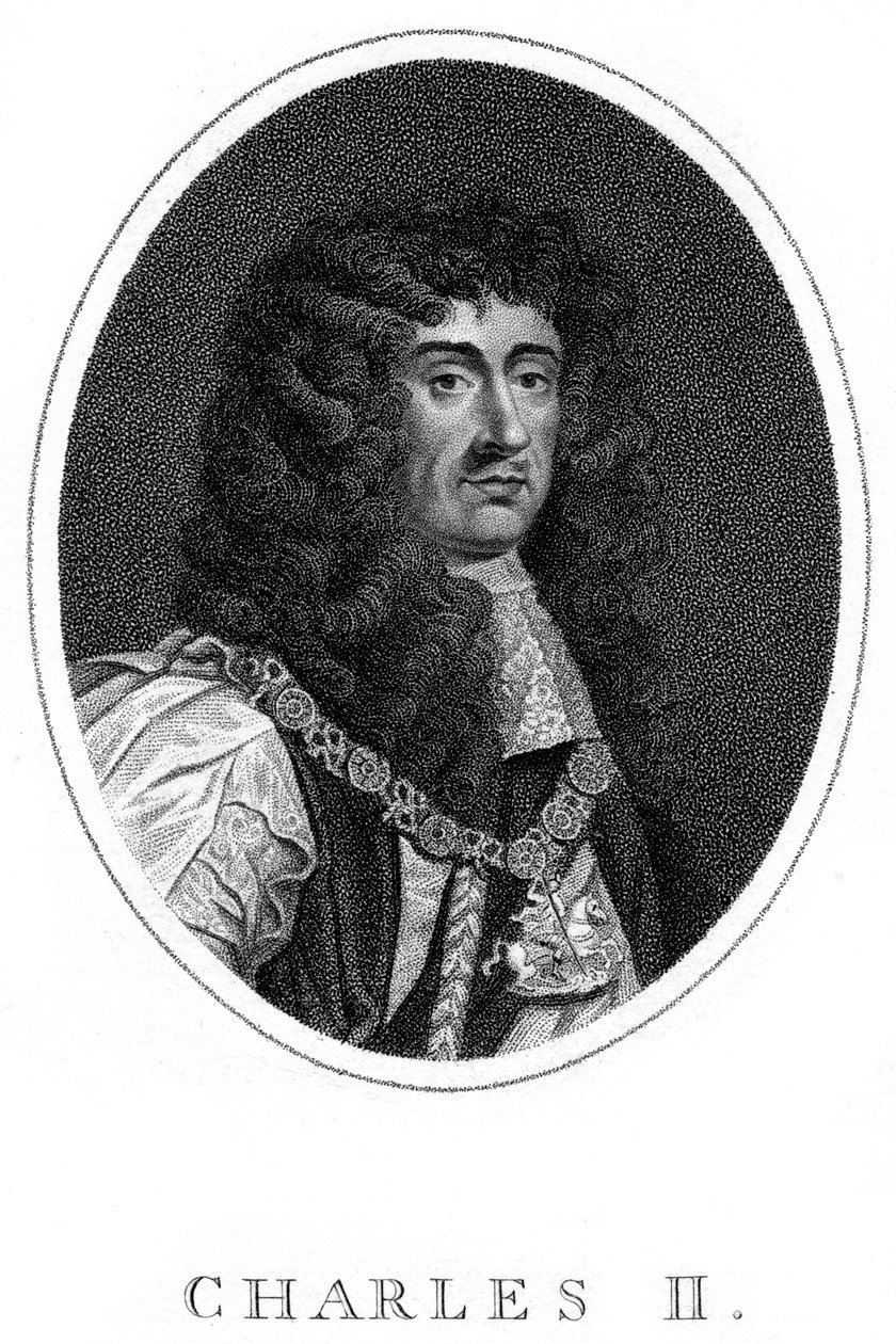 Charles II, konge af England, Skotland og Irland, 1800-tallet af Unbekannt