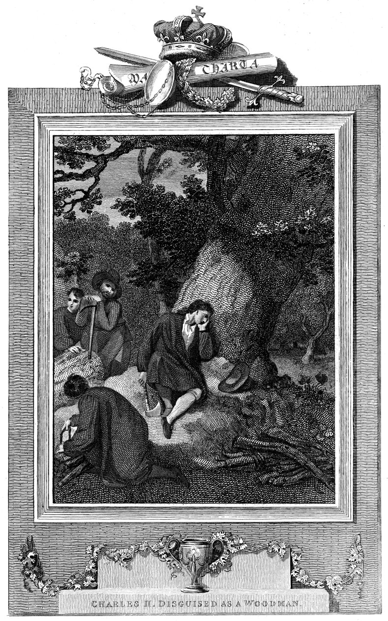 Charles II, konge af Storbritannien og Irland 1660-1685, c1824 af Unbekannt