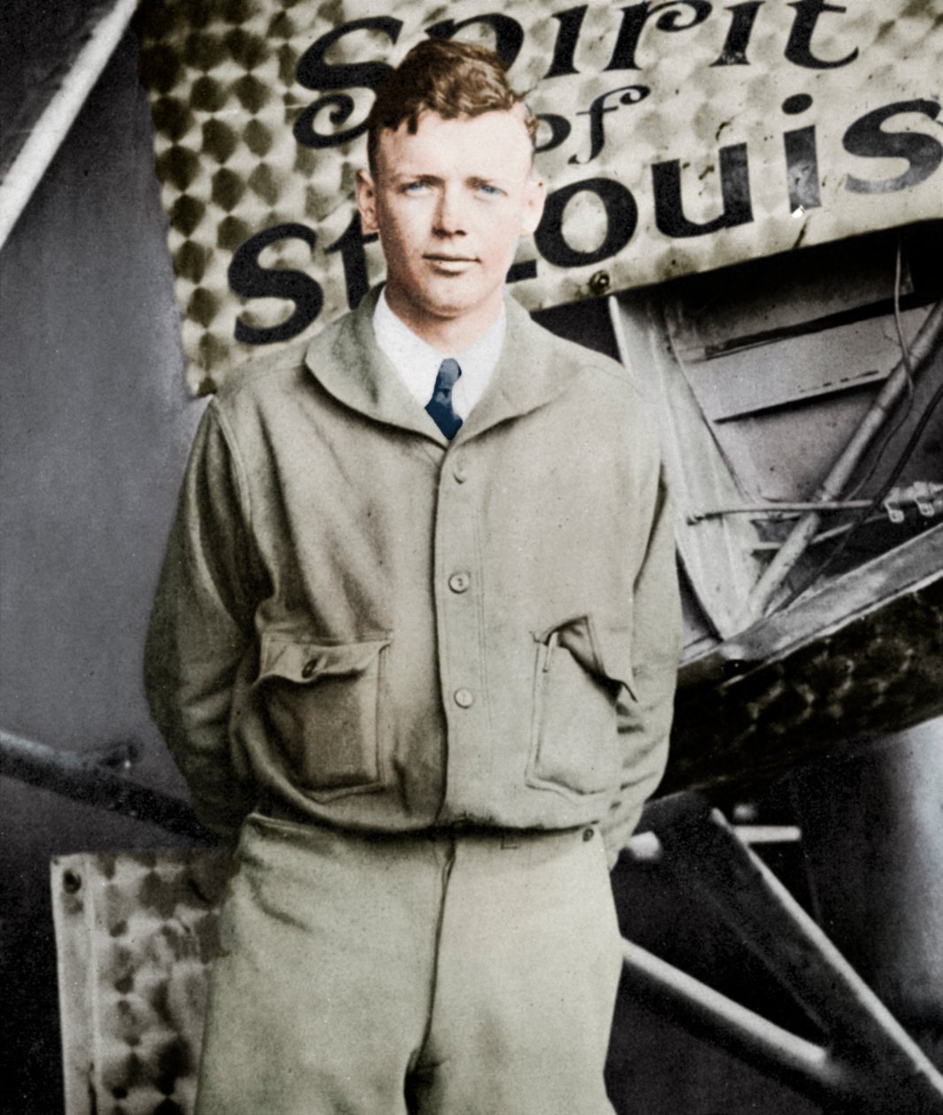 Charles Lindbergh, rekordstor flyver, 1927 af Unbekannt