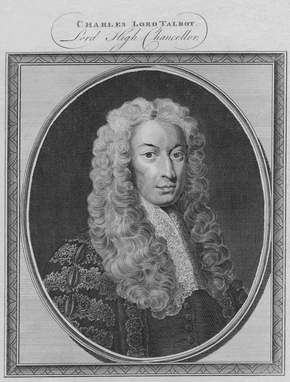 Charles Lord Talbot, Lord High Chancellor, 1786. af Unbekannt