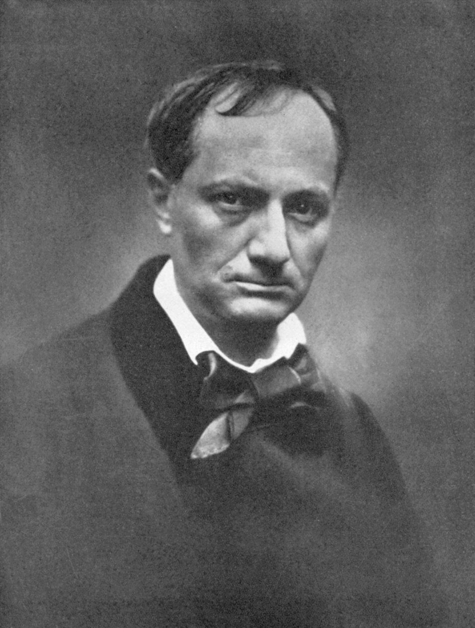 Charles Pierre Baudelaire 1821-1867, fransk symbolistisk digter og kunstkritiker, 1864-1865 af Unbekannt