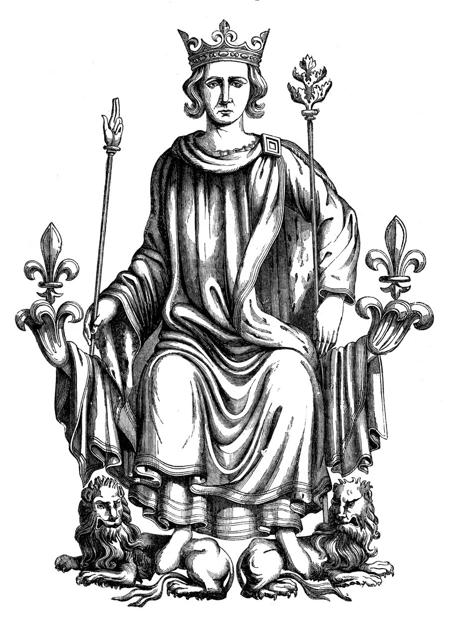 Charles VI, 14. århundrede, 1870 af Unbekannt