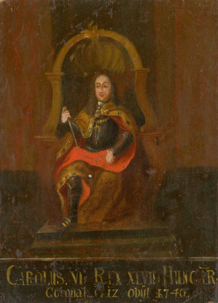 Karl VI 1685-1740, konge af Ungarn og Kroatien, første halvdel af det 18. af Unbekannt