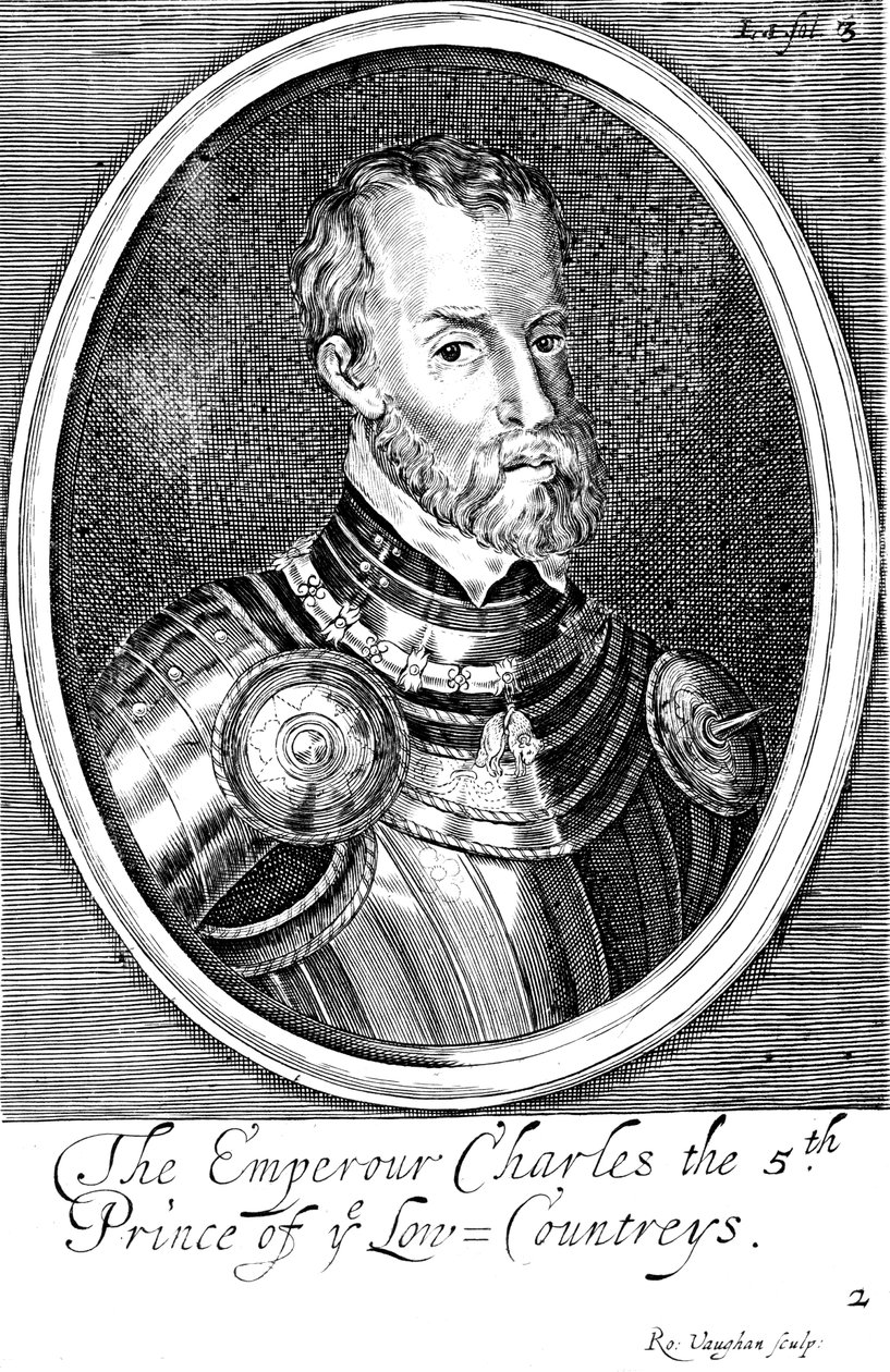 Karl V, konge af Spanien og hellig romersk kejser fra 1519, 1600-tallet af Unbekannt
