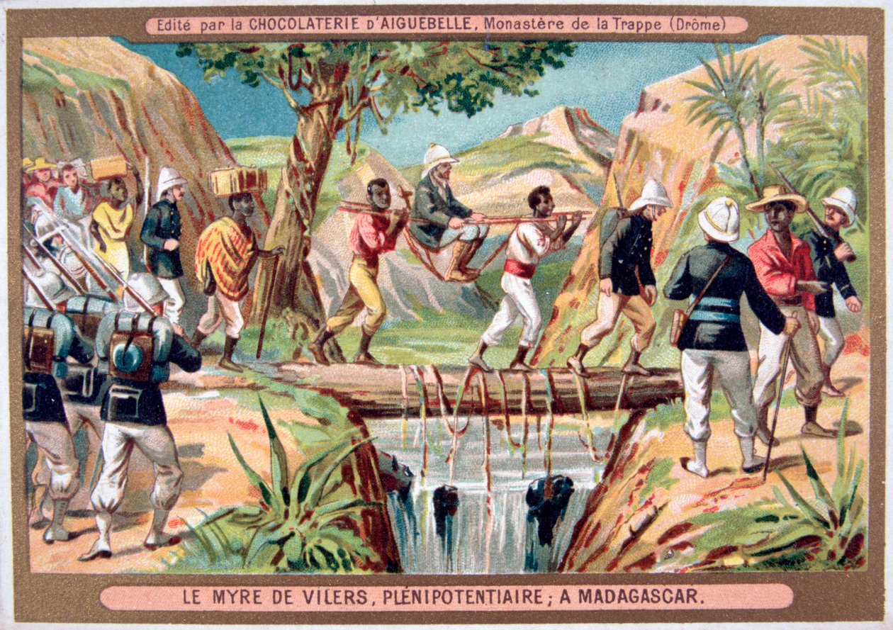 Charles le Myre de Vilers, bosiddende general på Madagaskar, 1800-tallet af Unbekannt