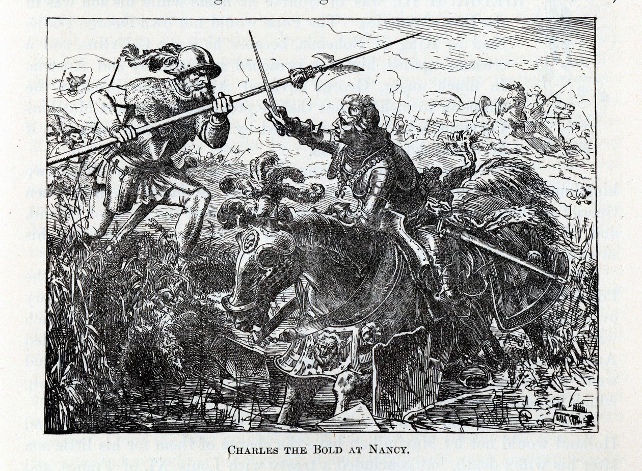 Charles the Drist i Nancy, 1882 af Unbekannt