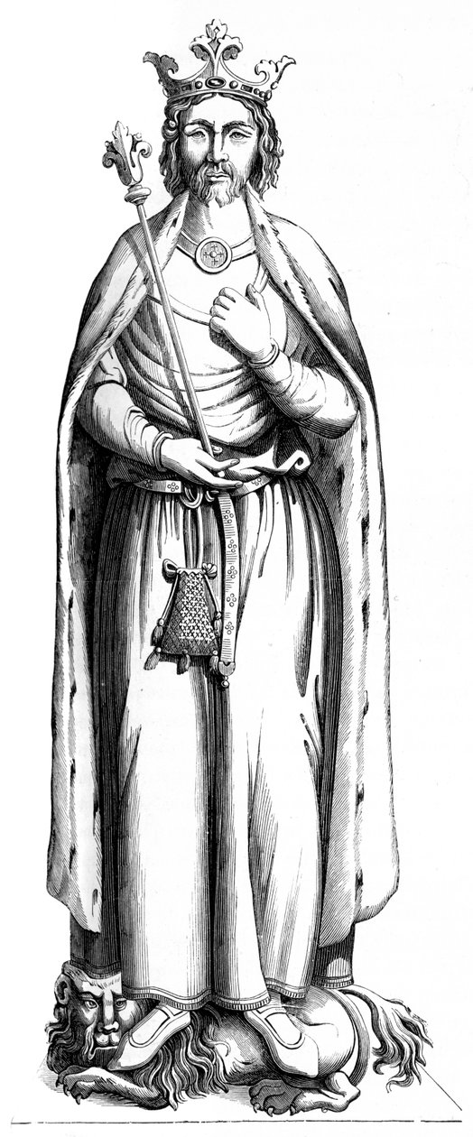 Karl den Enfoldige 879-929, 1500-tallet 1849 af Unbekannt