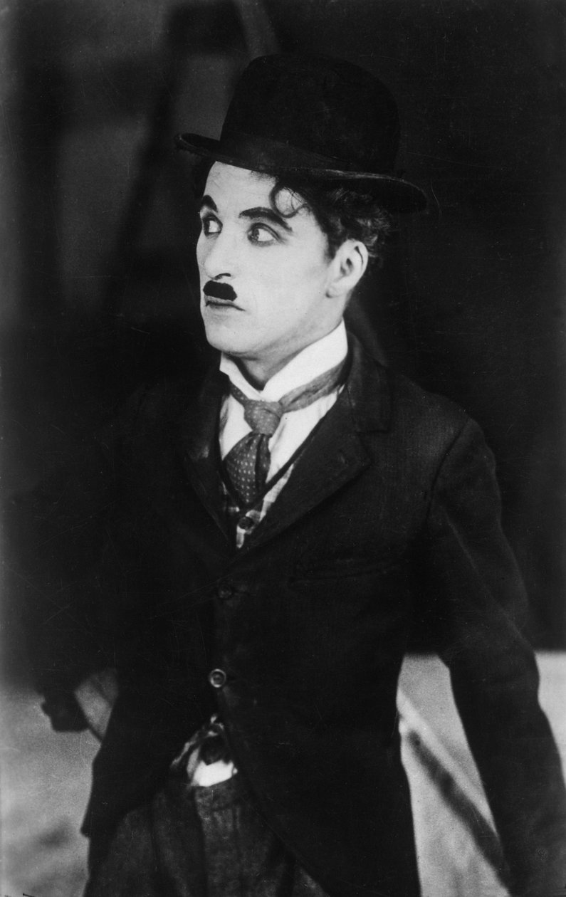 Charlie Chaplin 1889-1977, engelsk amerikansk skuespiller og komiker, 1928 af Unbekannt