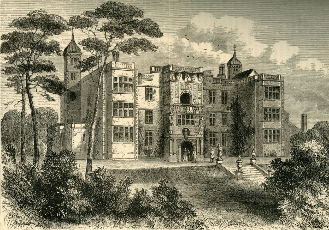 Charlton House i 1845, c1878. af Unbekannt