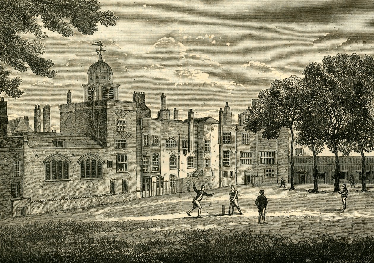 Charterhouse - The Quadrangle, c1872. af Unbekannt