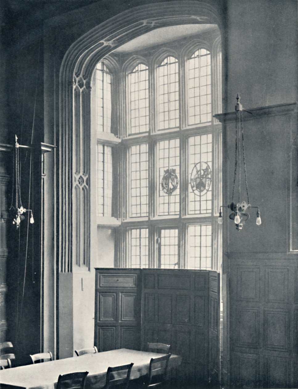 Charterhus. Interiør af bugten i spisesalen, 1925 af Unbekannt