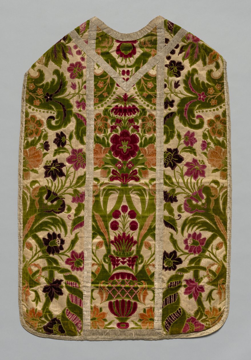 Chasuble, Stole, BurseCorporal Case, and Maniple, c 1600-1700. af Unbekannt