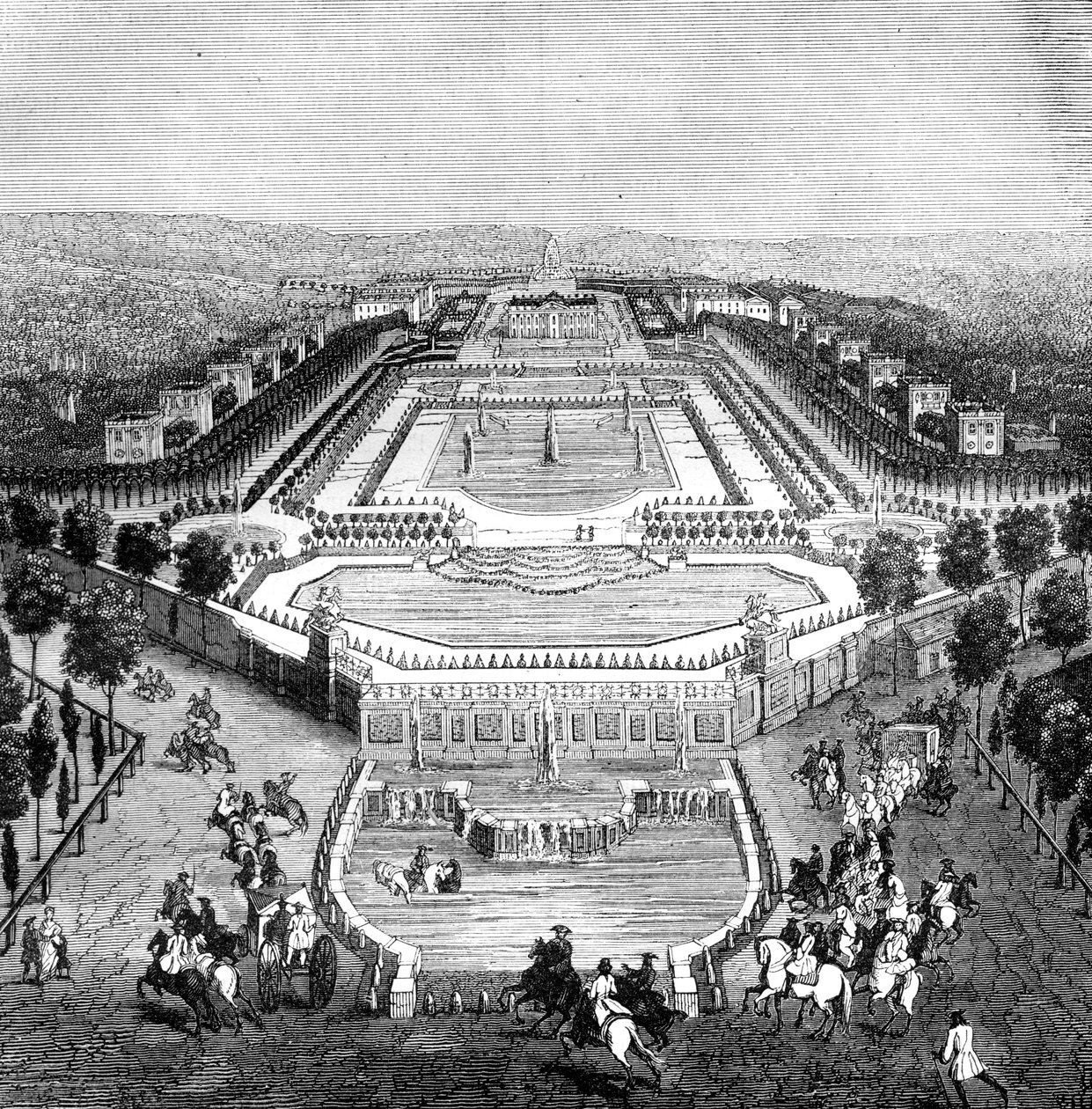 Chateau de Marly, Frankrig, 1722 1882-1884 af Unbekannt