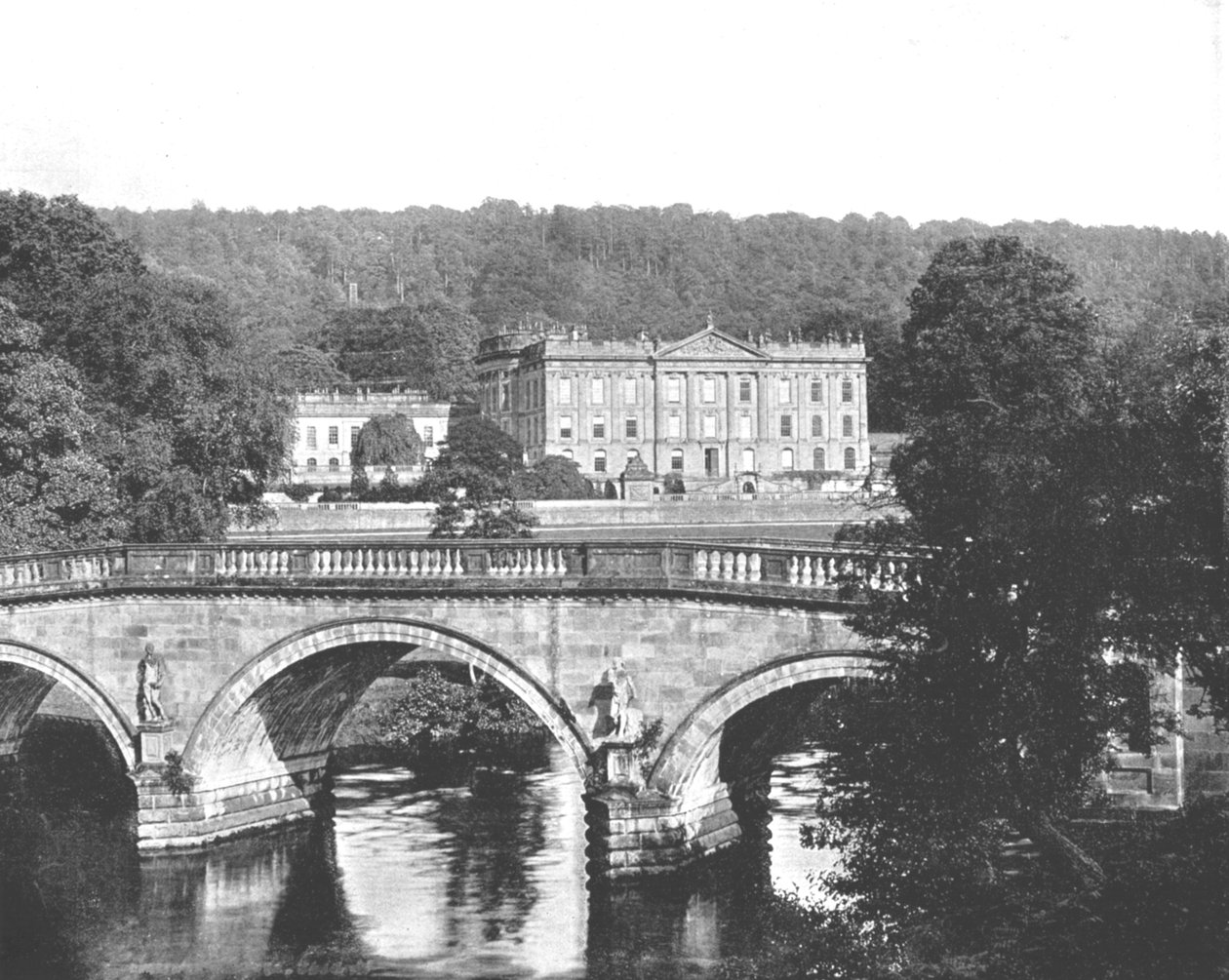 Chatsworth House, Derbyshire, 1894. af Unbekannt