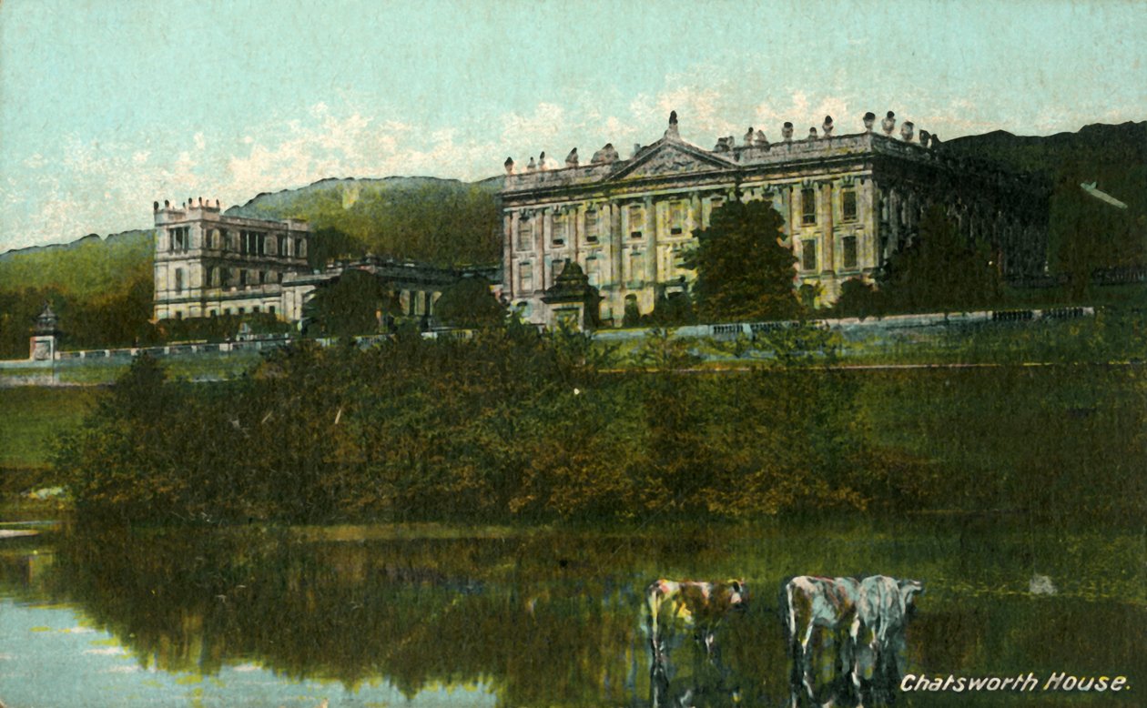 Chatsworth House, slutningen af det 19.-begyndelsen af det 20. århundrede. af Unbekannt