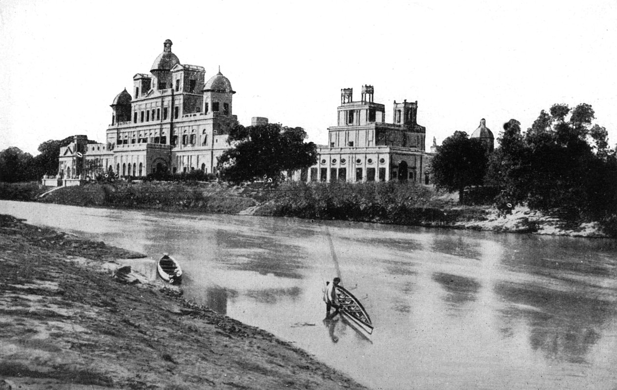Chattar Manzil Palace, Lucknow, Indien, 20. århundrede af Unbekannt