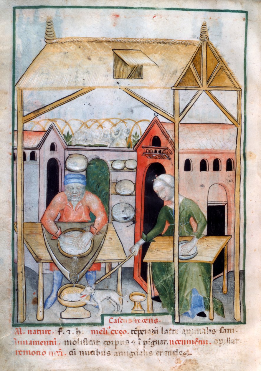 Ostefremstilling, 1390-1400 af Unbekannt