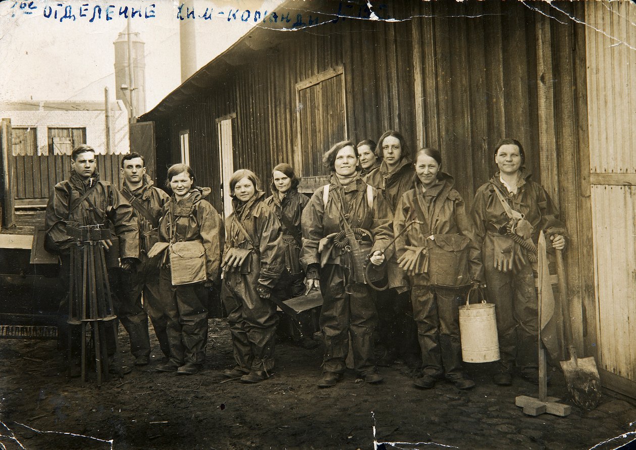 Kemisk forsvarsenhed PVChO, USSR, 1930