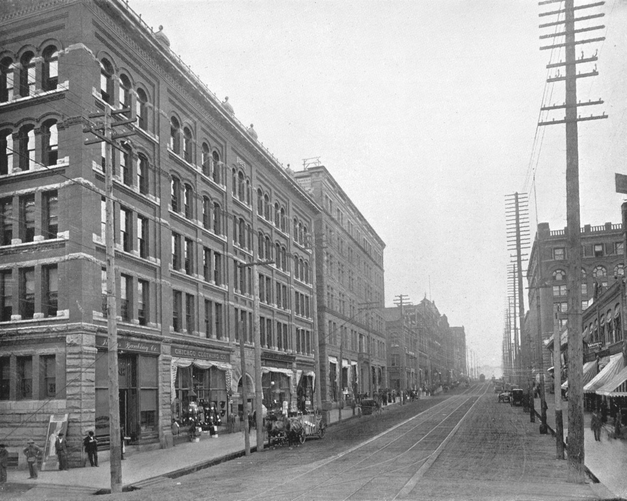 Cherry Street, Seattle, Washington, USA, c1900. af Unbekannt