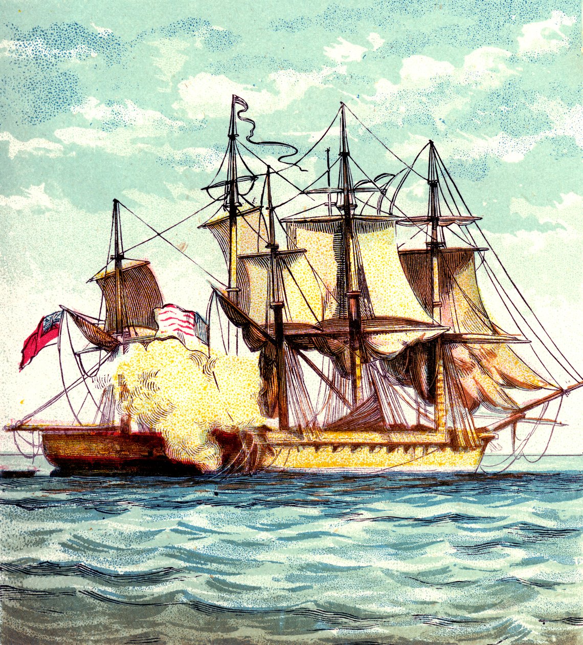 Chesapeake og Shannon, 1812 c1850