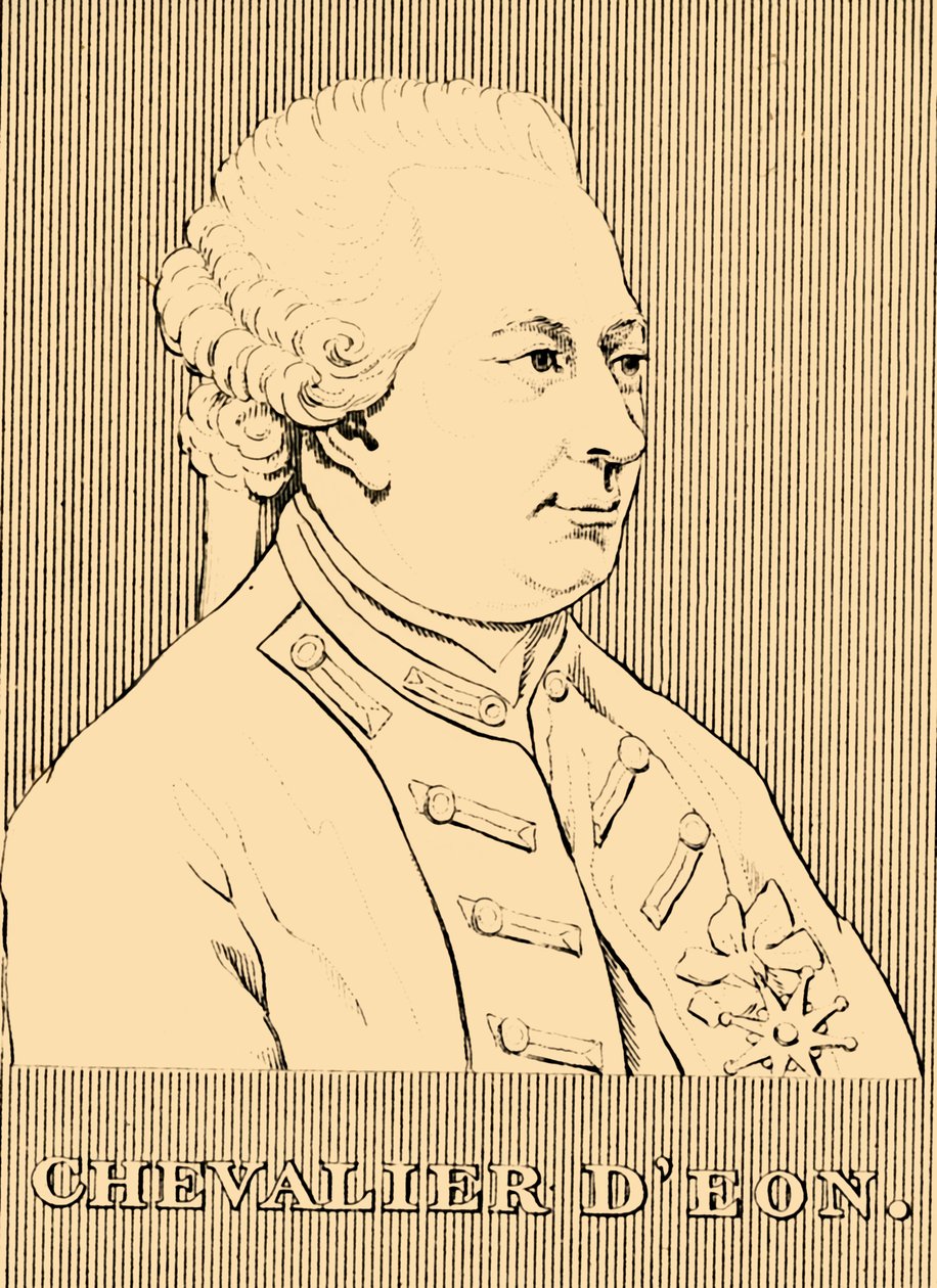 Chevalier DEon, 1728-1810, 1830. af Unbekannt