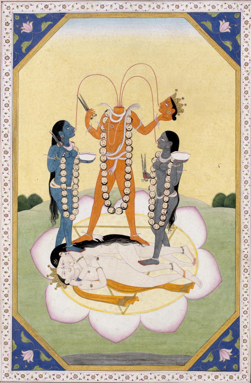 Chhinnamasta, S. 1800 af Unbekannt