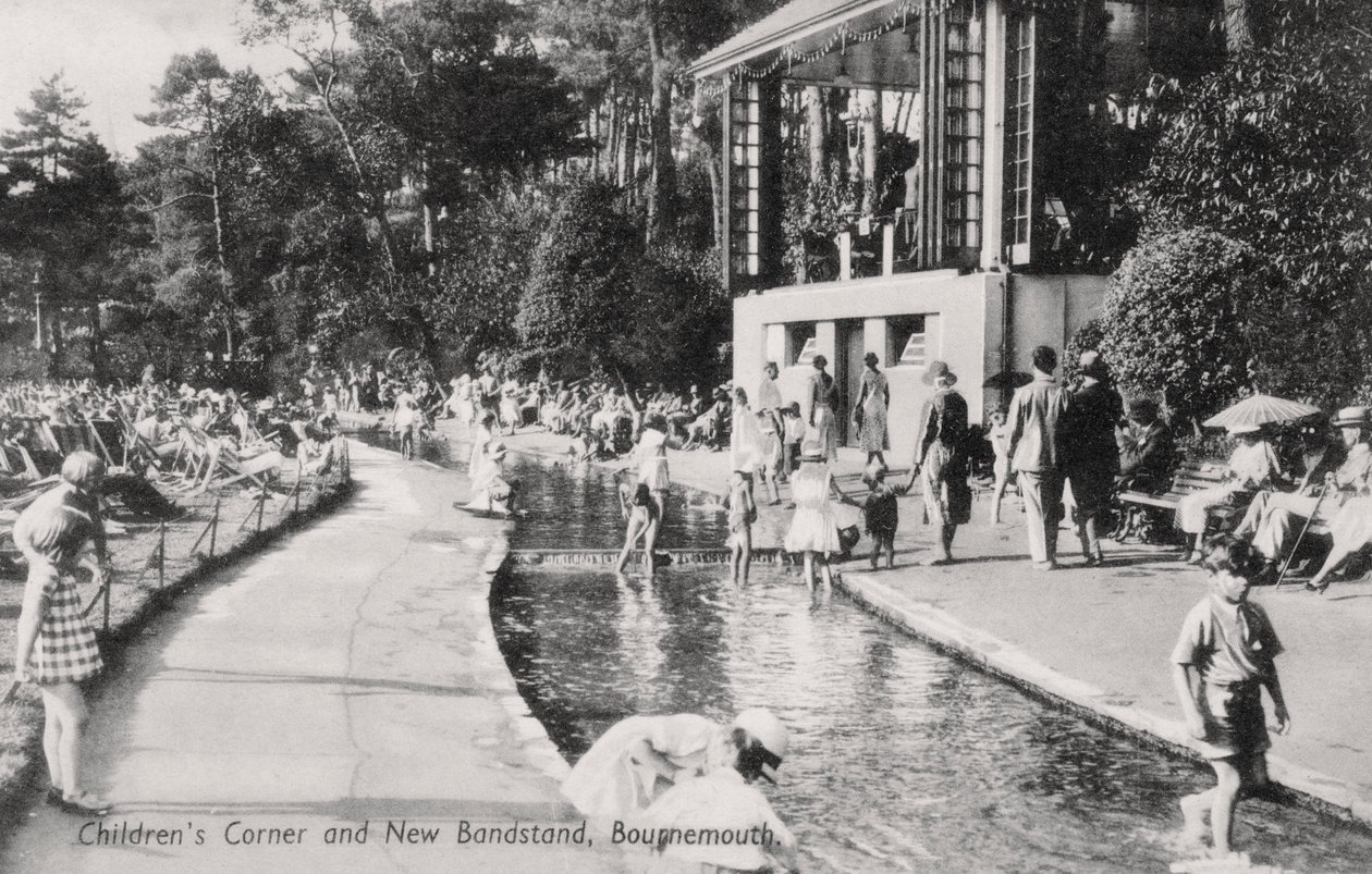 Childrens Corner and New Bandstand, Bournemouth, Dorset, c1920