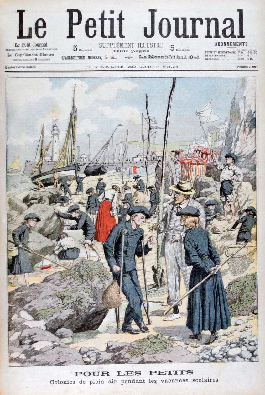 Børneferielejr i skoleferier, 1903 af Unbekannt
