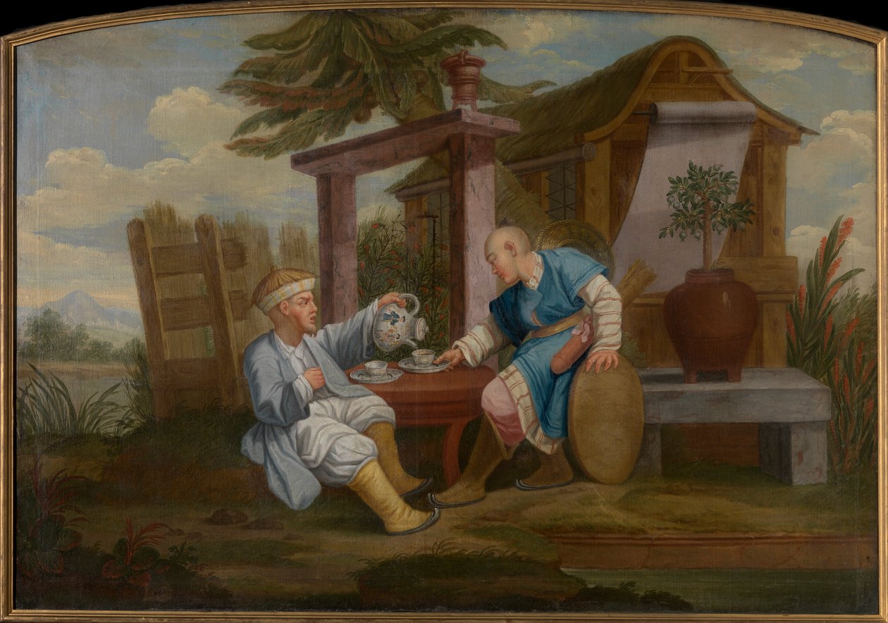 Chinoiserie, midten af det 18. århundrede.. af Unbekannt
